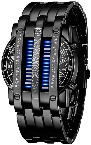 Image of Gosasa Big Face Men Digital Sports Watch Water Resistant Outdoor Easy Read Military Back Light Black Watch