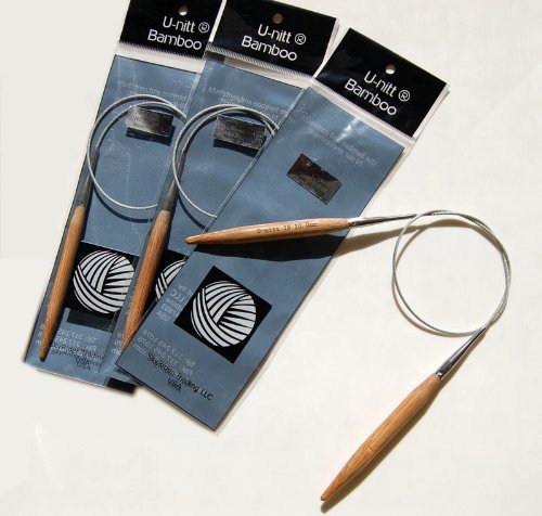 U-Nitt Bamboo Circular Knitting Needles 24 In Size 1-15 #TOP3