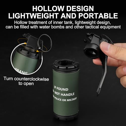 Zhongren Dummy Grenade Model Plastic Hand Grenades Toy CS Airsoft Tactical Gear Accessories for Tactical Army Fans Cosplay Movie Props Outdoor 14+ - Image 10