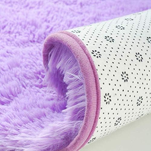 WHOW Super Soft Area Rug Modern Fluffy Shaggy Rugs for Bedroom Carpet for Living Room Kids Room Nursery Rug Play Mat for Kids (Purple, 2'x 3') 2 51pXRdruGmL. AC