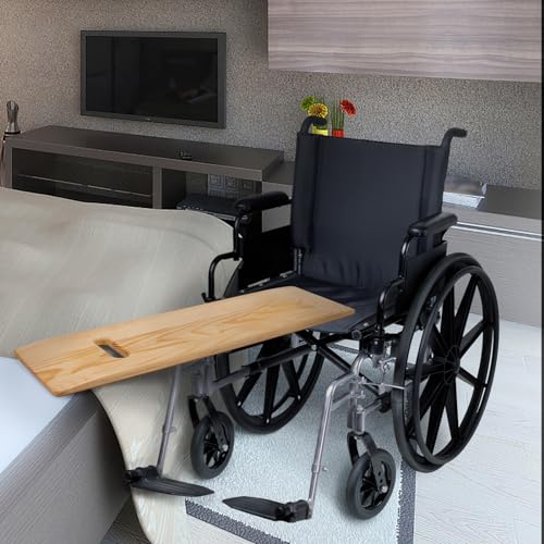 Transfer Board and Slide Board with Handles,Made of Heavy-Duty Wood, Mobility Aid for Senior,Handicap,Holds up to 500 Pounds,29x8x0.75\"… - Thumbnail 7