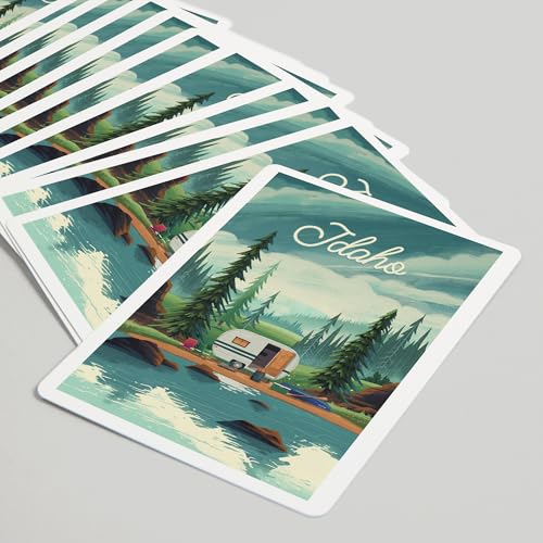 Baraja de cartas Póker Idaho Get Outside, 52 cartas miniatura 5