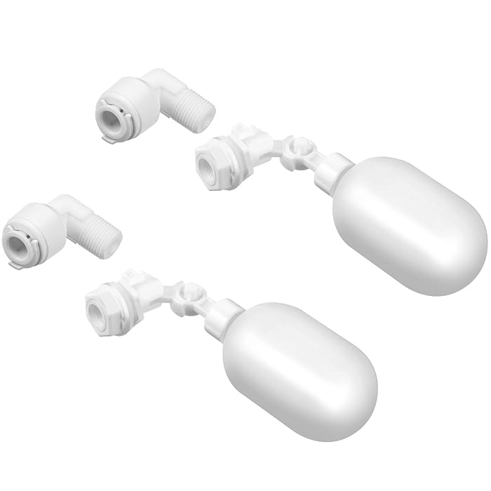Buy Water Filter Float Ball Valve 1/4 Inch Adjustable Float Valve Plastic Water Tank Float