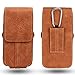 Produktbild Shidan 6,3 Zoll Taille Holster Pouch, PU Leder Handytasche Hüfttasche Gürtelclip Tasche mit Kartensteckplätzen für Samsung Note2 Note3 Note4 Note5 Note8 und andere