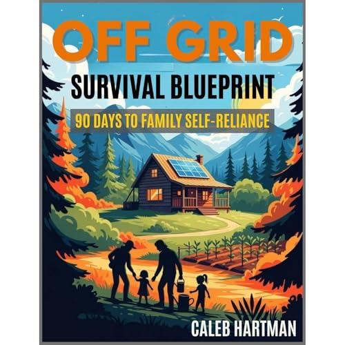 Off Grid Survival Blueprint: 90 Days to Family Self-Reliance Audiolibro Por Caleb Hartman arte de portada