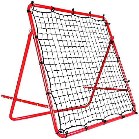 DRM Foldable Football Training Rebounder Net with Thickened Tube and Rope, Soccer Rebound Net Training Soccer Kickback Target Goal Net for Kids and Teenagers - Perfect for Backyard Soccer Practice Cover