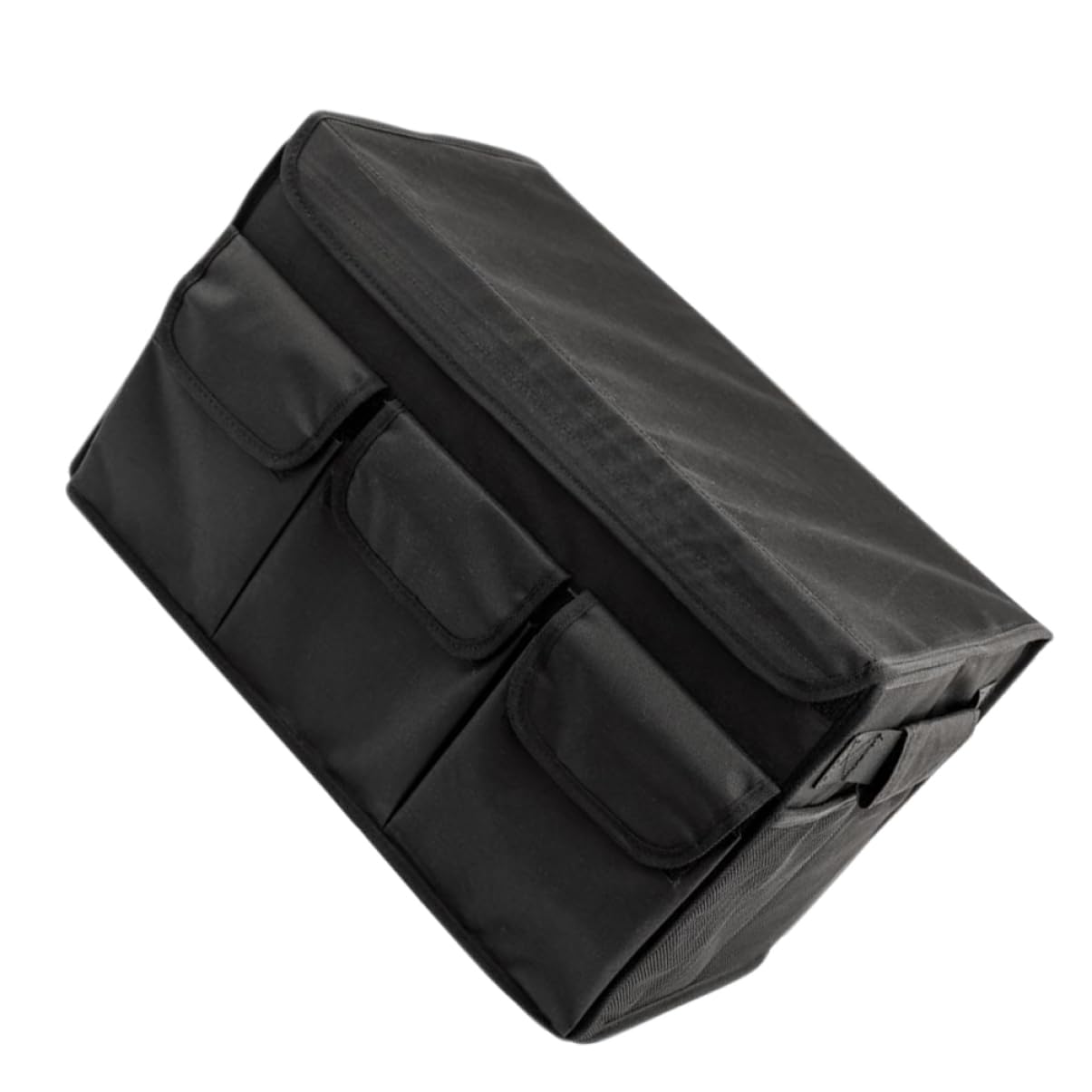 Scatola Organizer per Bagagliaio Auto, Organizer Box Pieghevole Oxford Nero, Grande Capacità, per Viaggio e Ordine Rapido