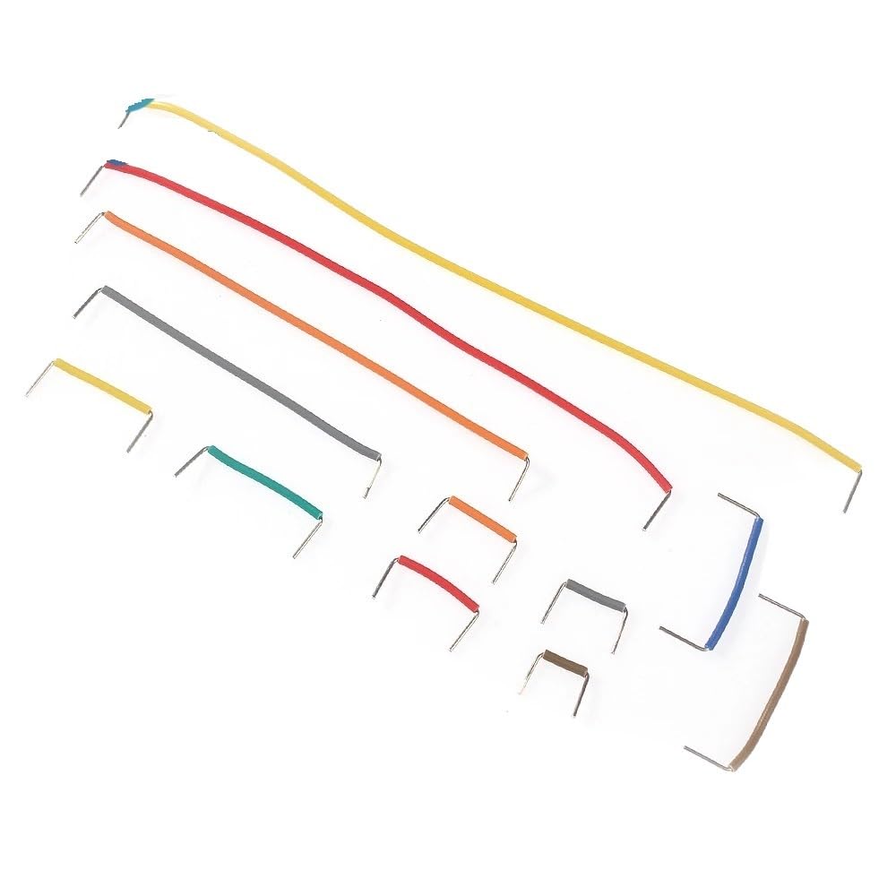 Kit di Cavi Jumper for breadboard da 840/560/350 Pezzi con Scatola, 14 Lunghezze assortite for prototipi di breadboard, circuiti Stampati, Elettronica Fai da Te(560pcs with Box)