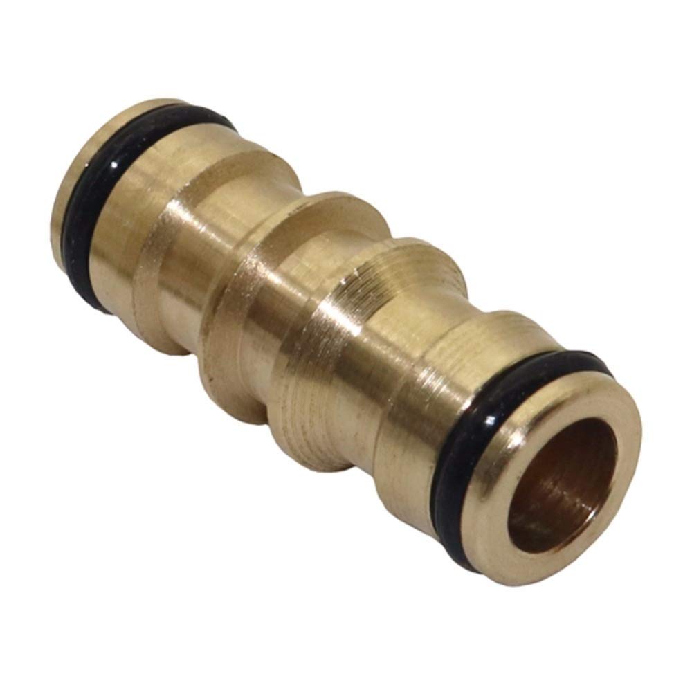 Giunti for Tubi in PVC in Ottone bidirezionale a sgancio rapido for autolavaggio, Pulizia, Tubo dell'Acqua, irrigazione, raccordi for microirrigazione Automatici, 20 Pezzi