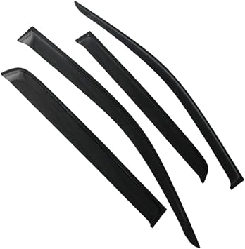 Side Window Deflector,Compatible with Isuzu D-max Dmax 2012 2013 2014-2019 Car Window Visor Sun Rain Guard Weathershield
