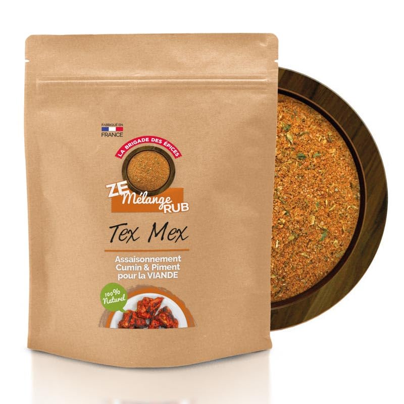 La Brigade des Épices - Mélange d'épices Tex Mex - Assaisonnement pour viandes et recettes...