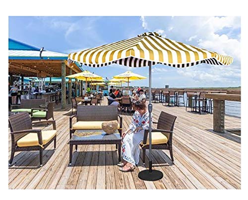 Parasol de 9 pies/2.7m CLSDRZC con protector uv50 para playa, patio y piscina 3