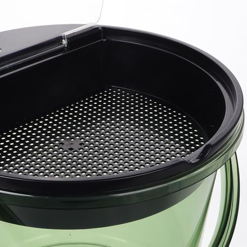 Caneca de basura verde portátil para residuos de té miniatura 3
