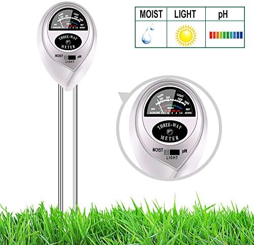 yoyomax Soil Test Kit pH Moisture Meter Plant Water Light Tester Testing Kits Garden Plants