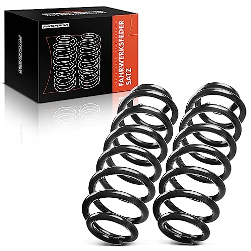 Frankberg 2x Ressorts de suspension Essieu Arrière Compatibles avec T.o.u.r.a.n 1T1 1T2 MPV 2003-2010 T.o.u.r.a.n 1T3 MPV 2010-2015