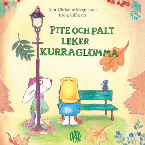 Diseño de la portada del título Pite och Palt leker kurragl&ouml;mma