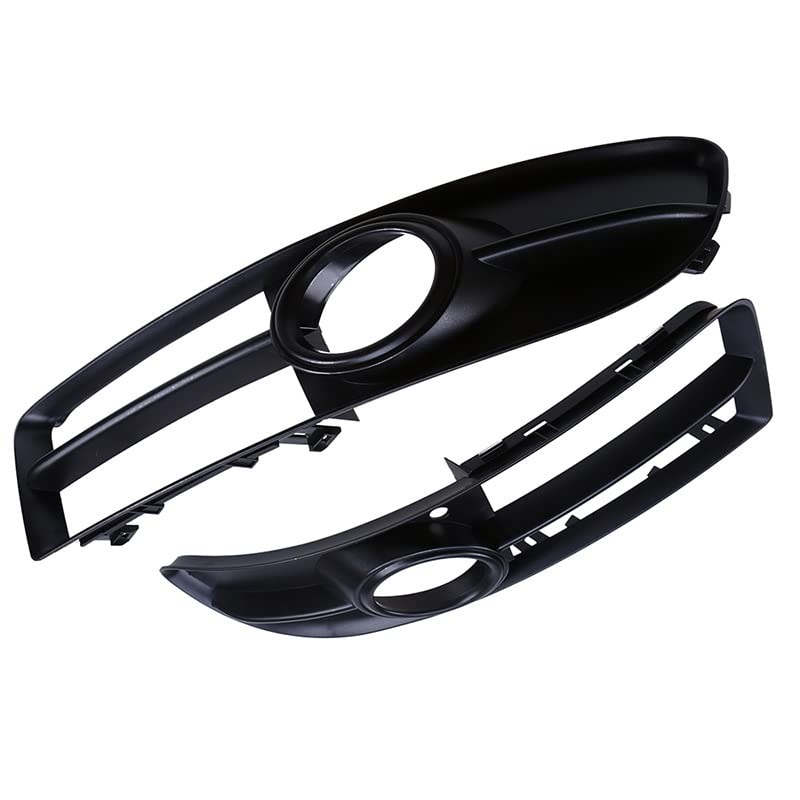 Grille antibrouillard Audi A4 B7 S-Line en finition noire mate - 7
