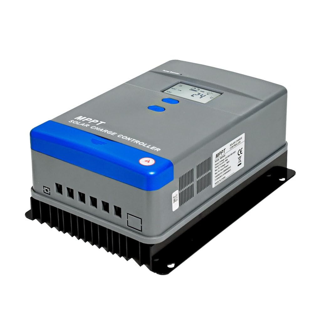 Y&H Regulator ładowania solarnego 100 A MPPT 12 V 24 V 36 V 48 V automatyczny regulator baterii, wyświetlacz LCD, MAX PV panel moc wejściowa 5200 W do ładowania akumulatorów żelowych AGM i