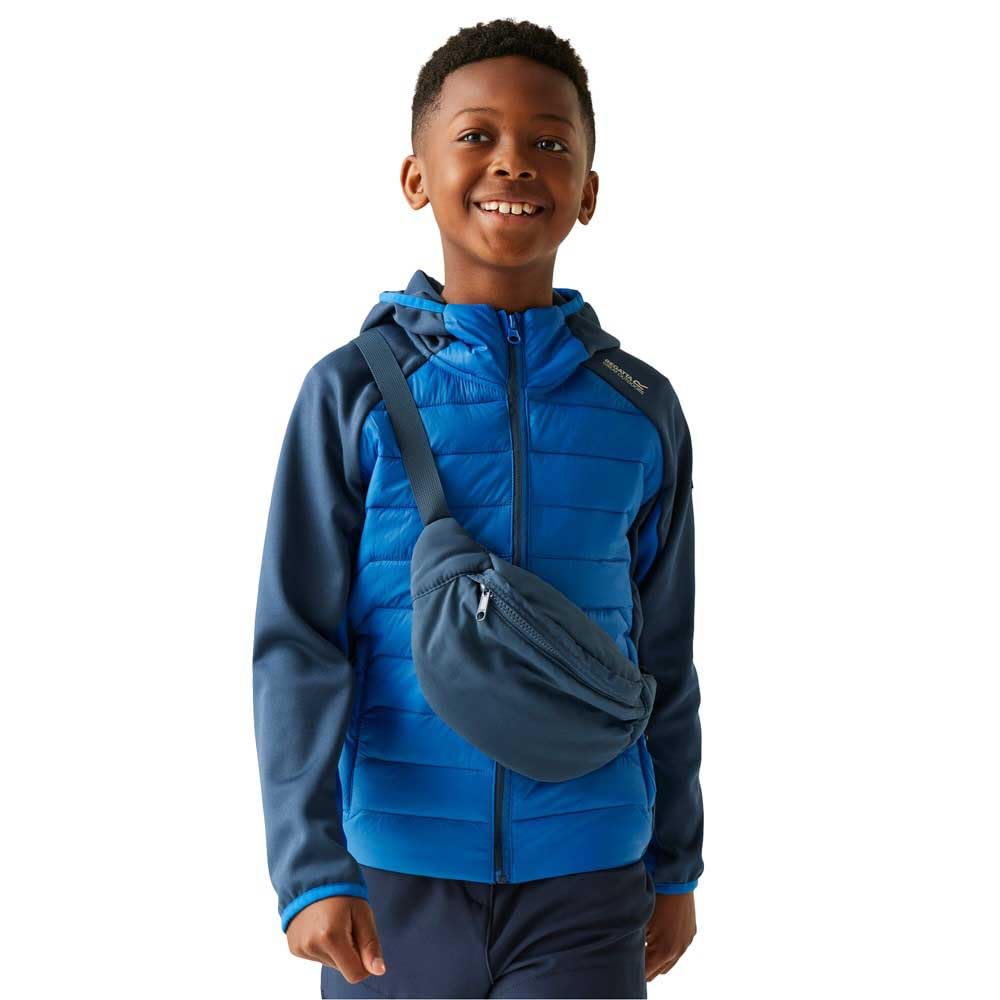 Regatta Moonlight Denim/Snorkel Blue Kids Kielder Hybrid Ix Jacket