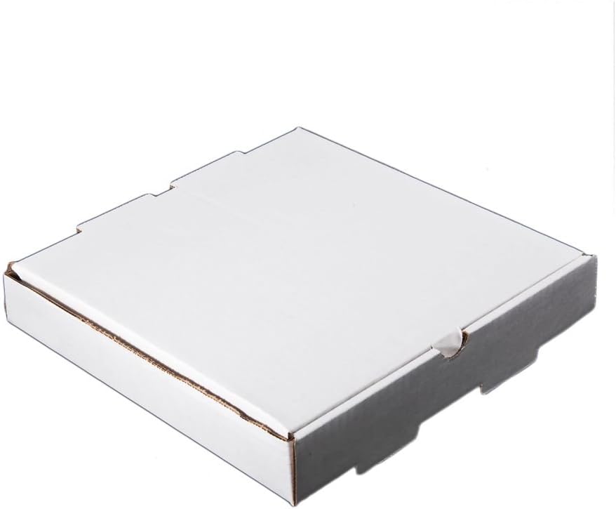 Star Box White / Brown 9" Standard Pizza Box