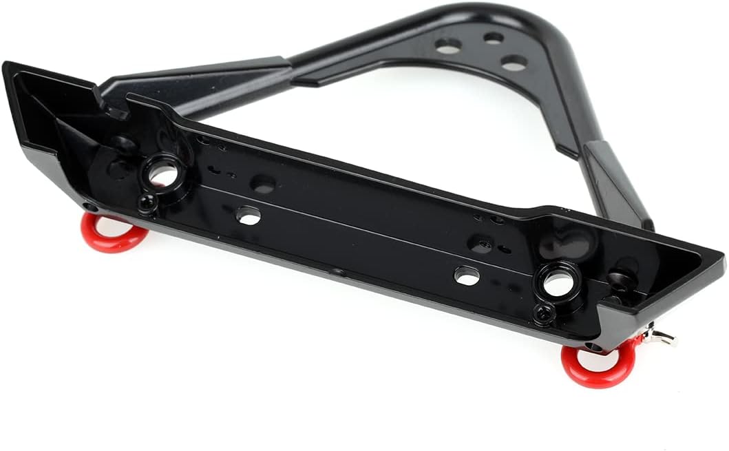 LCX Racing 1/10th RC Crawler Car Aluminum Front Bumper for TRX4 TRX6 Axial SCX10 II 90046 SCX10 D90 Redcat Gen7 Gen8, Upgrades Parts Accessories