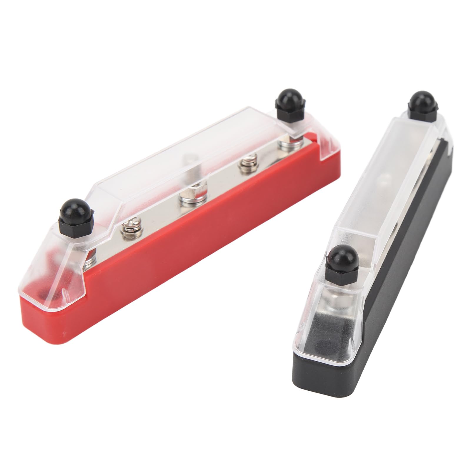 1 coppia 150A Bus Bar DC12V a 48 V Blocco di distribuzione dell'alimentazione 3X M6 Borchie Morsettiera per Auto Barca Marine Caravan RV (Senza terminale)