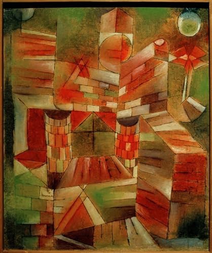 Poster Paul Klee pour salon - Toile artistique decorative Md Window 60x90cm decoration maison