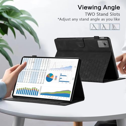 Étui Lenovo Idea Tab Plus 12,1" Noir - Protection intégrale à rabat - 4