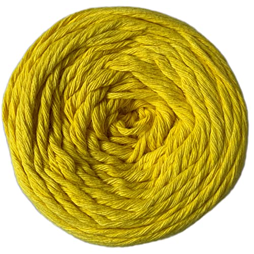 Image of Crochet Now 100% Cotton Yarn 8 Ply (100 Grams) goes with 5-6mm Hooks (Yellow)