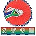 South Africa String Flag Pennant Banner, Small Mini South African Flags Bunting Banner, National Country Decoration for School, Party, Sports Events, Patriotic Festival, 33 Feet 30 Flags