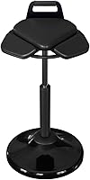 Vista 1 de Standing Desk Stool – Ergonomic 360° Swivel Chair with Adjustable Height (19.6–29.8 in) for Comfortable Sitting or Leaning