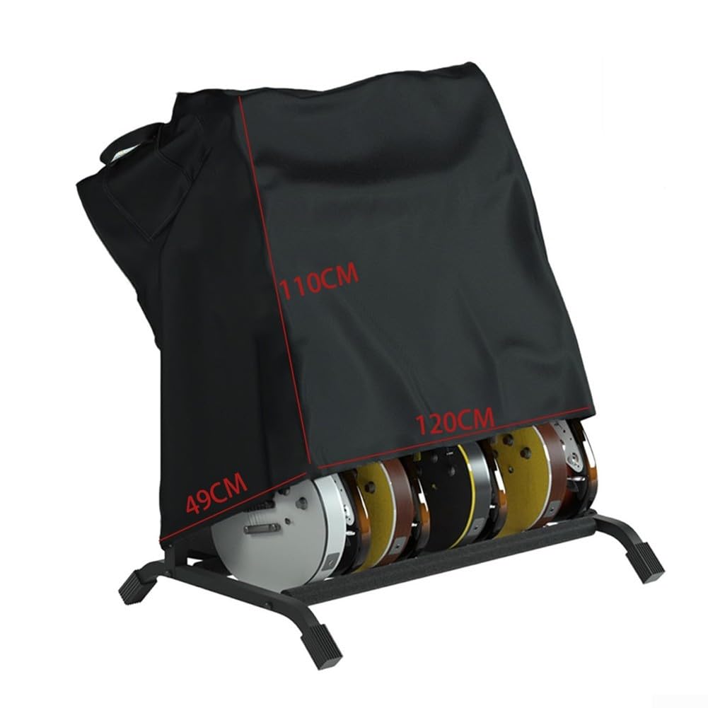 Feegow Multifunktionale Gitarrenständer-Abdeckung, Multi-Gitarrenständer-Staubschutz, E-Gitarrenständer-Schutzabdeckung, für Feuchtigkeitsregulierung Gitarrenständer bis 110 x 120 x 49 cm Größe