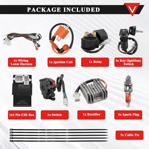 Image of PRO BAT ATV Electric AC Wiring Harness Kit with Full Copper Wire