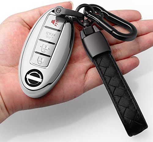 Pink Keychain Autophone Compatible With Subaru Key Fob Cover With