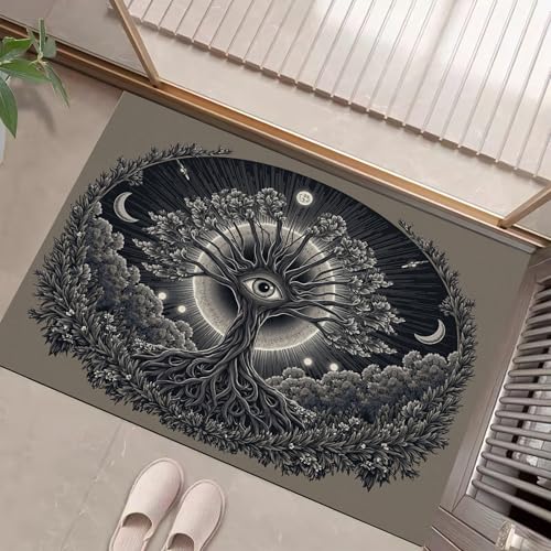 Paillasson absorbant lavable 60x90 tapis de porte intérieur extérieur