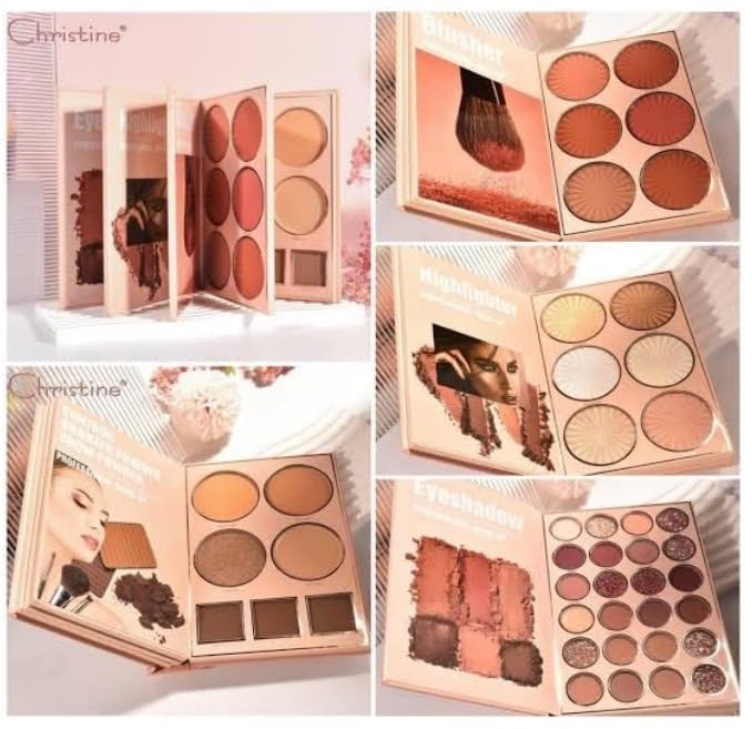 GELATO BEAUTY Professional Beauty Multipurpose 4 in 1 makeup book Eyeshadow Highlighter all in one makeup book palette (4 in 1) GELATO BEAUTY Professional Beauty Multipurpose 4 in 1 makeup book Eyeshadow Highlighter all in one makeup book palette (4 in 1)