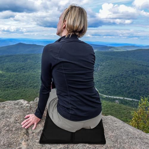 Lot de 2 Tapis de Siège Pliable, 45 x 35 cm Coussin de Siège Étanche et Isolant avec Sac de Rangement, Tapis d'Assise pour Camping, Randonnée, Pêche, Stade, Plage – Image 6