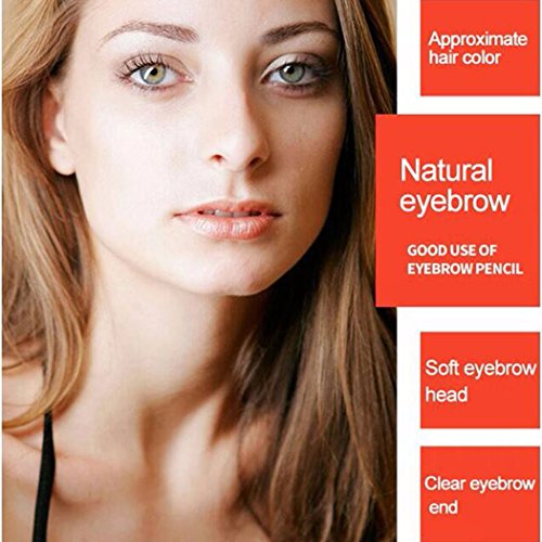 Rozo Long Lasting And Waterproof Professional Makeup Auto Eyebrow Pencil (No.4 Natural Gray) #TOP5