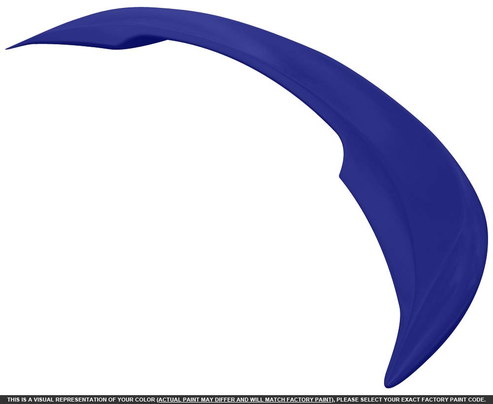 Dawn Enterprises CRUZE16-PED Factory Style Pedestal Spoiler Compatible with Chevrolet Cruze - Kinetic Blue Metallic WA388A (GD1)