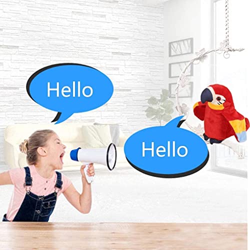 Image of Fully Soft Talking Parrot Toy for Kids Repeat What You Say Funny Interactive, Dancing and Mimicry Bird Plush Toy for Boys and Girls