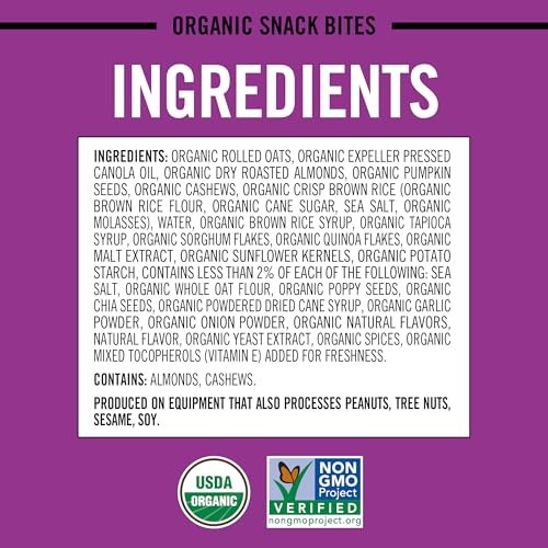 Dave's Killer Bread Toasted Garlic Organic Snack Bites, Garlic Organic Snacks, 7.2 oz - image 2
