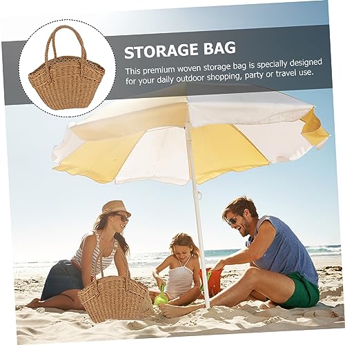 Sac de plage élégant en jute idéal pour vos sorties et accessoires - 3