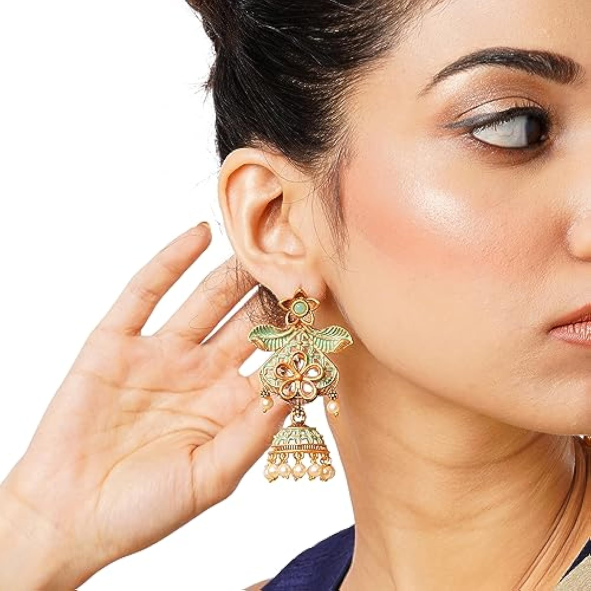 Handcrafted Ethnic Earrings with Detailing