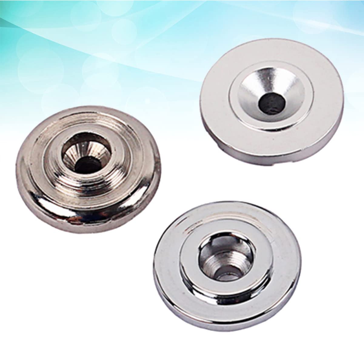 Levemolo 3pcs Set Bass Pressure String Tree Buckle Chrome Electric Guitar Bass Accessory Parts