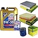 Produktbild Filter Set Inspektionspaket 5 Liter Liqui Moly Motoröl Longlife III 5W-30 MANN-FILTER Innenraumfilter Luftfilter Ölfilter