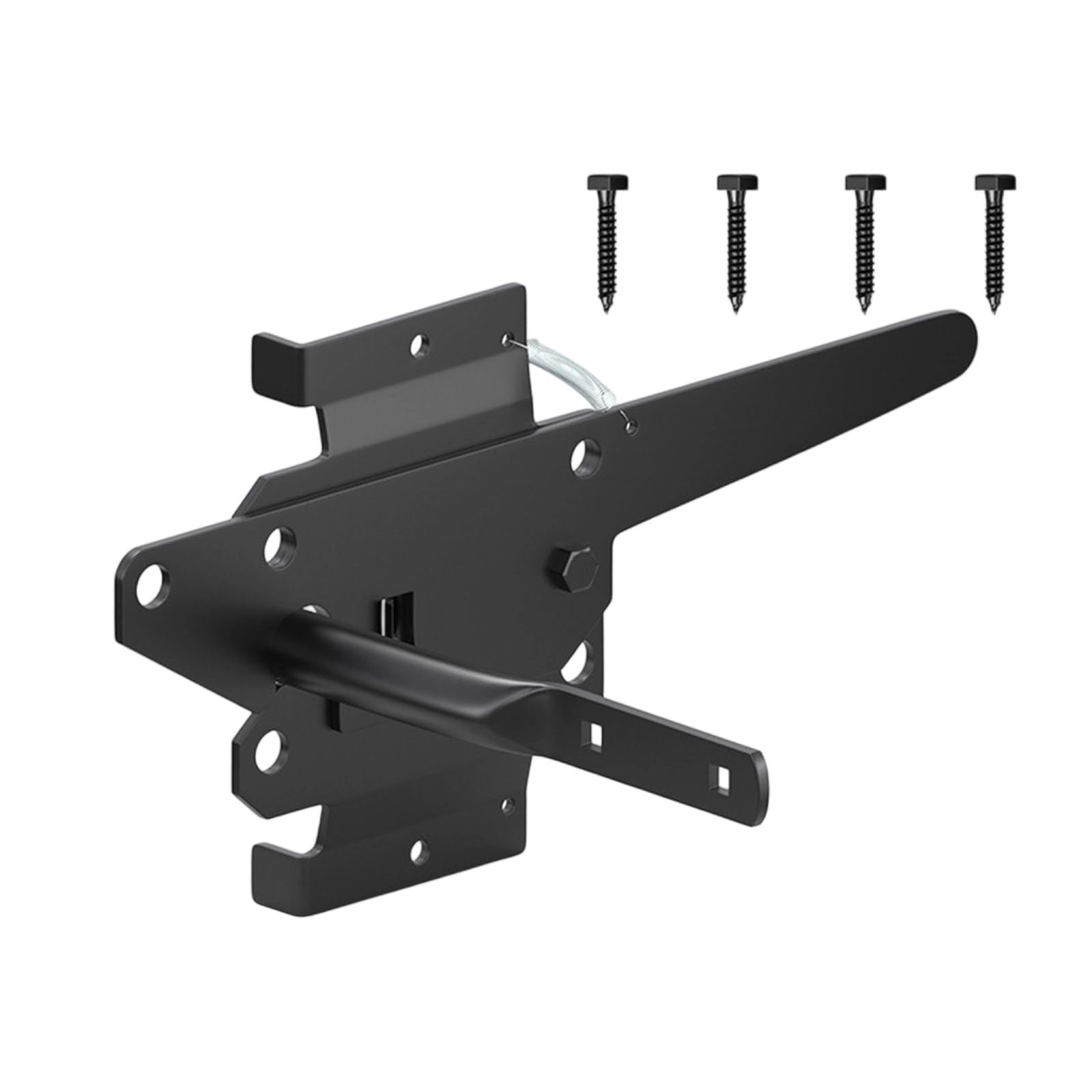 Automatic Door Latches Quick Pin Bolt Outdoor Gate Heavy Duty Auto Locking Security Hardware Outdoor Fence Gate