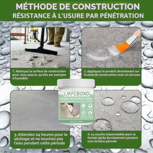 LIKFCBOND Liquide Étanchéité Transparent, 300g Agent Anti-Fuite Étanche – vue 5