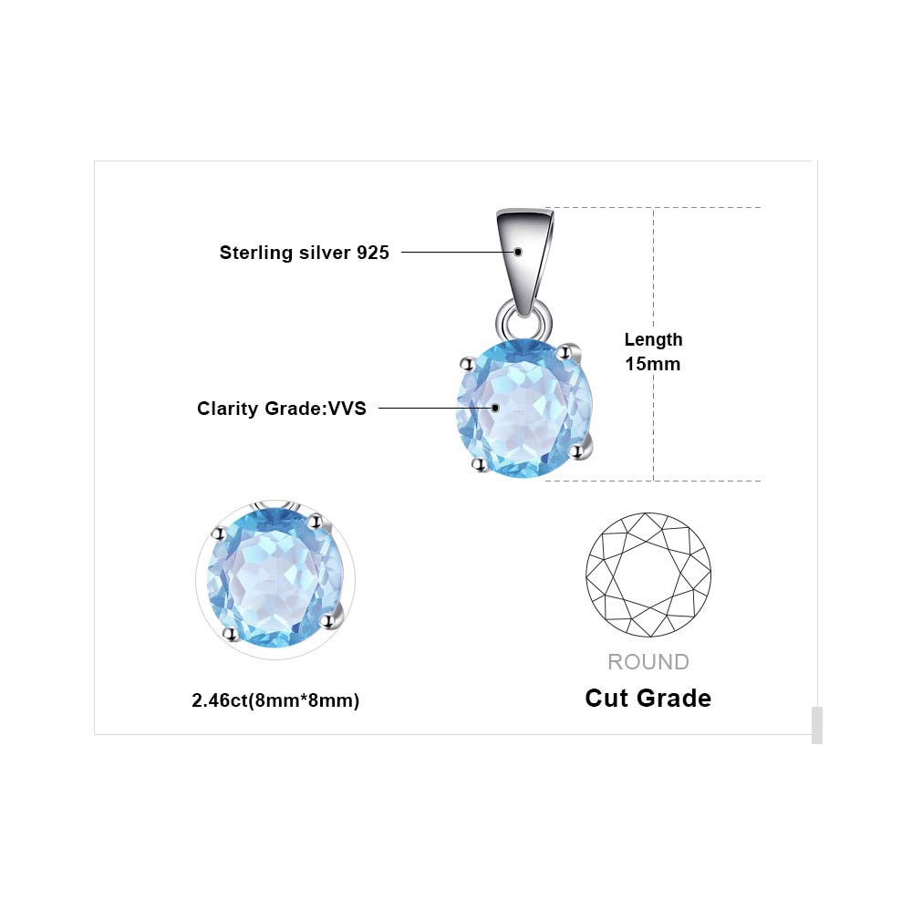 LMMSHA Dekorationen natürliche Blaue Topaz Anhänger Edelsteine Choker Statement Halskette Frauen Keine Kette in China Girl gemacht