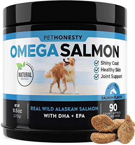 Salmon Oil for Dogs - Omega 3 Fish Oil For Dogs All-Natural Wild