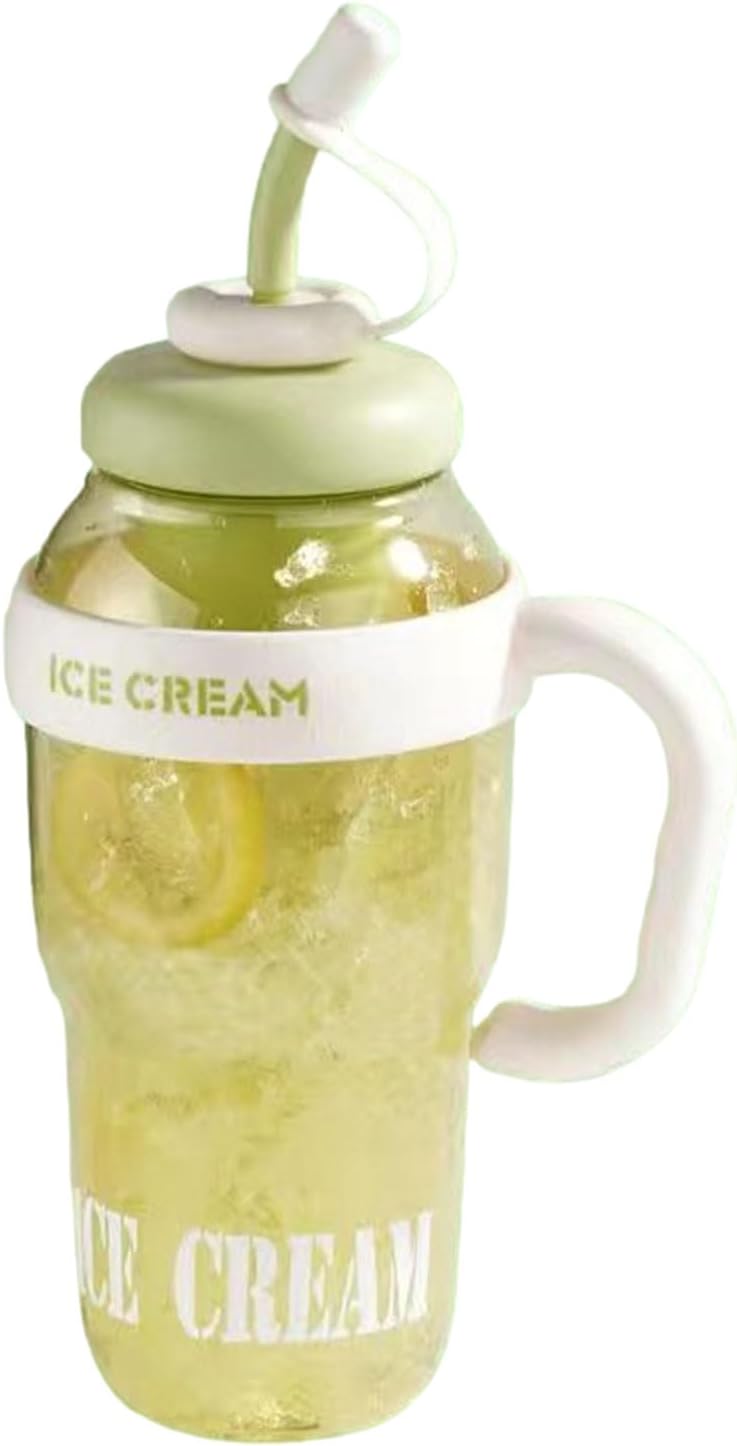 Elegant Cup With Removable Straw Big Capacity Water Bottle